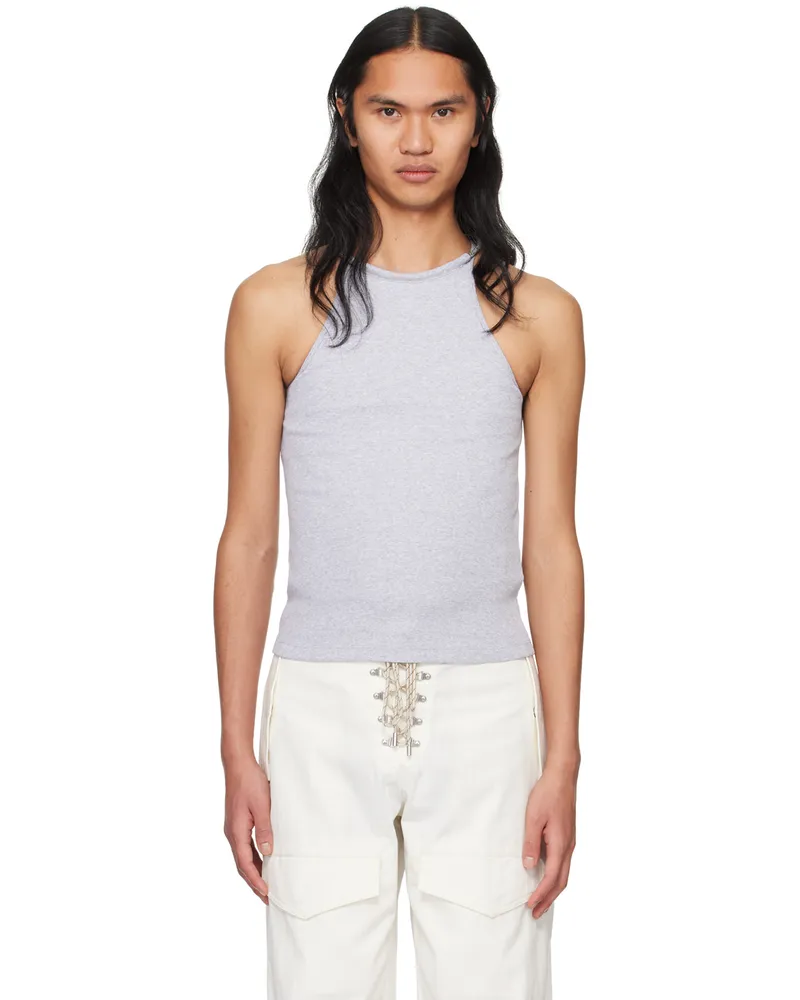 Dion Lee Gray Barball Tank Top Grey