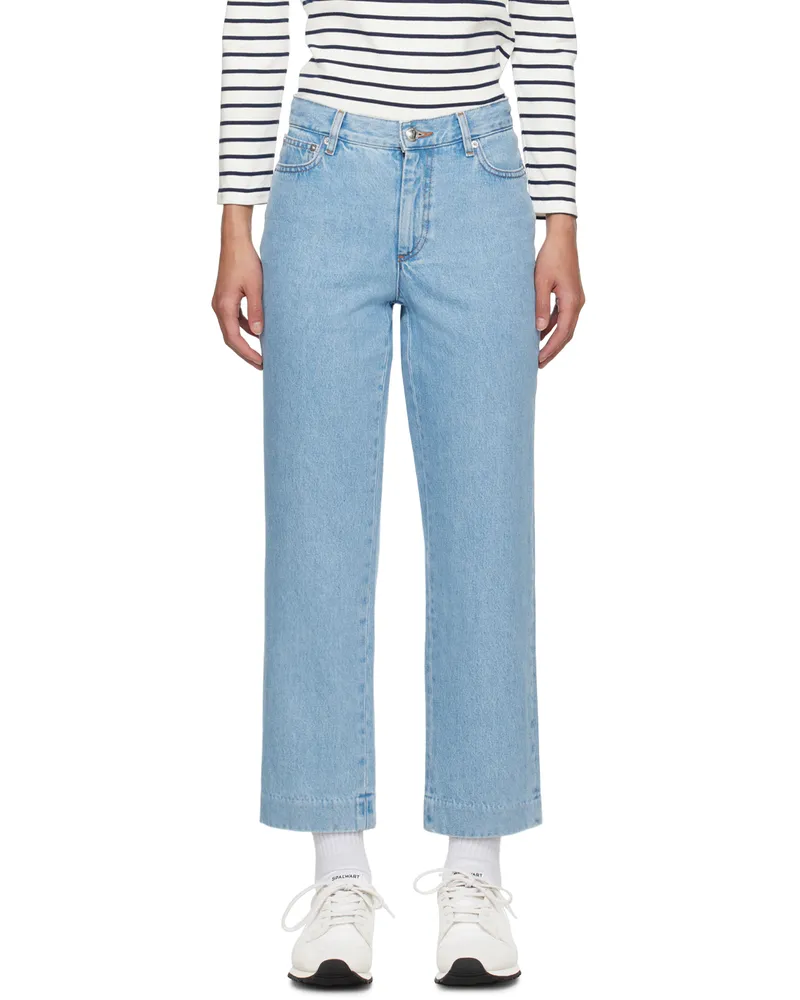 A.P.C. Blue New Sailor Jeans Iab