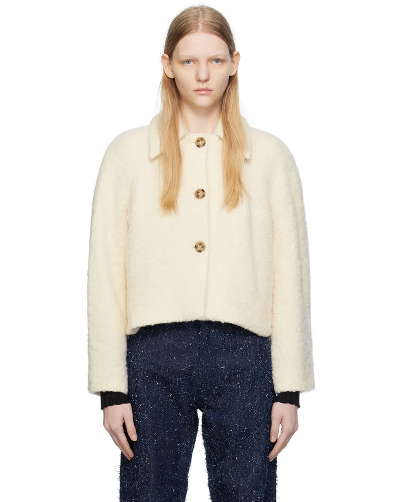 Elleme Off-White Buttoned Jacket Off