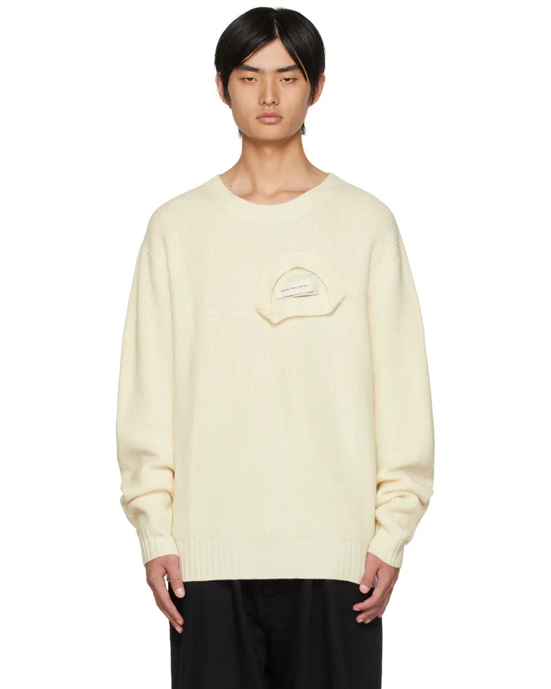 Feng Chen Wang White Double Neck Sweater White