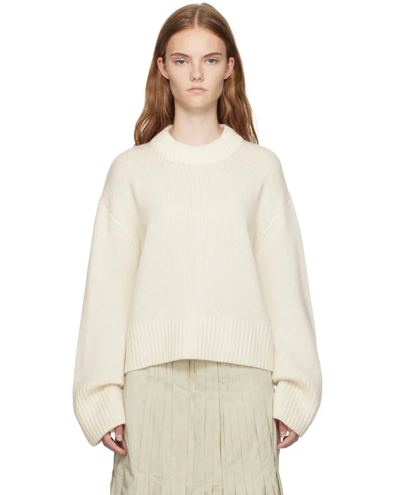 Lisa Yang White Sony Sweater Cr