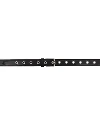 Totême Black Eyelet Belt Black