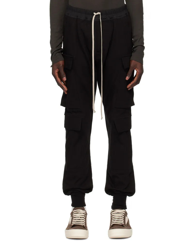 Rick Owens Black Porterville Mastodon Megacargo Pants 09