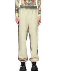 Y/PROJECT Beige Spray Soufflé Sweatpants Beige