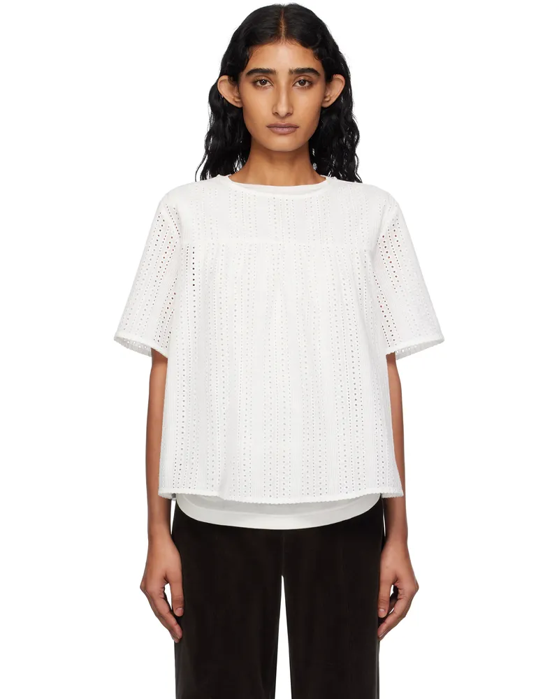 Max Mara White Edita Top 001