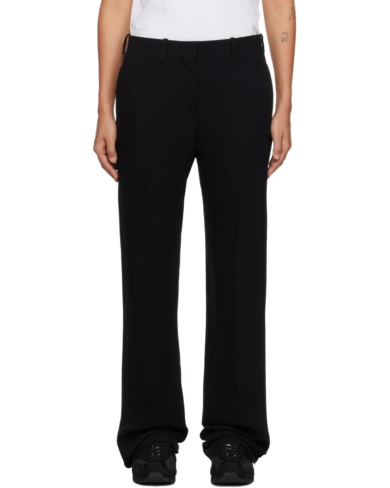 The Row Black Selvie Trousers Blk
