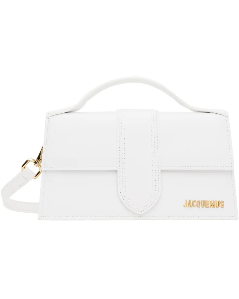 Jacquemus White Les Classiques 'The large Bambino' Bag 100