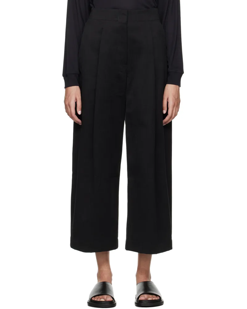 Studio Nicholson Black Dordoni Trousers Black