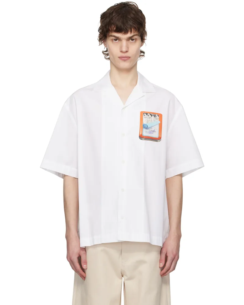Jacquemus White La Croisière 'The Jean' Shirt 1if