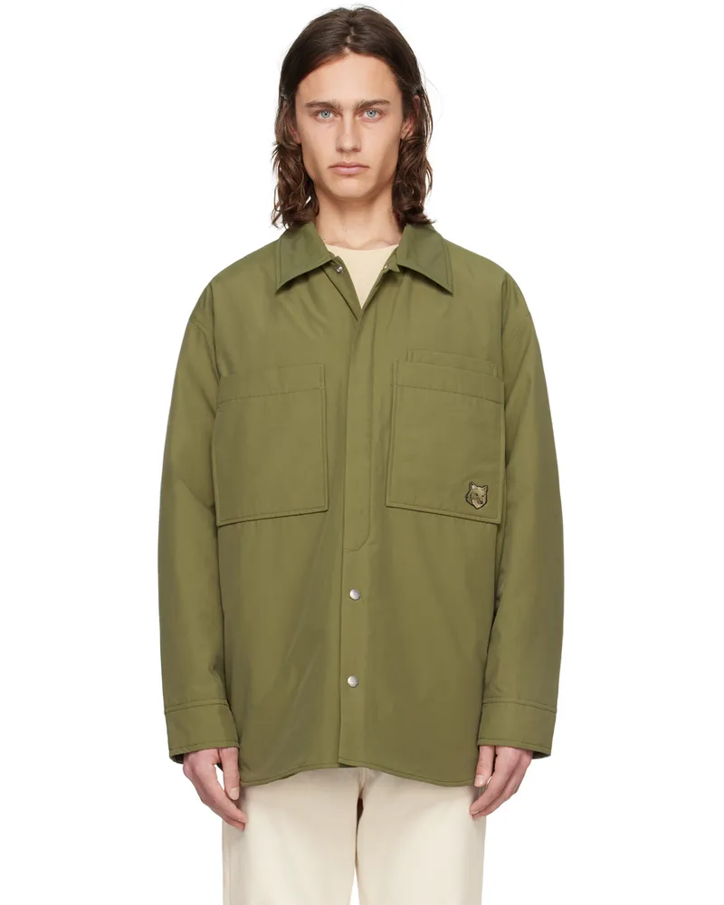 Kitsuné Khaki Padded Jacket P384