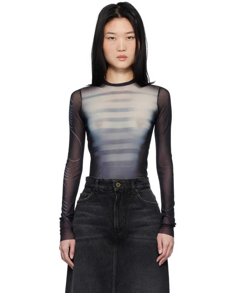 Jean Paul Gaultier Navy 'Le Mâle' T-shirt 595601