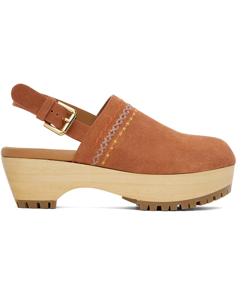 See by Chloé Orange Pheebe Clogs 810-medium