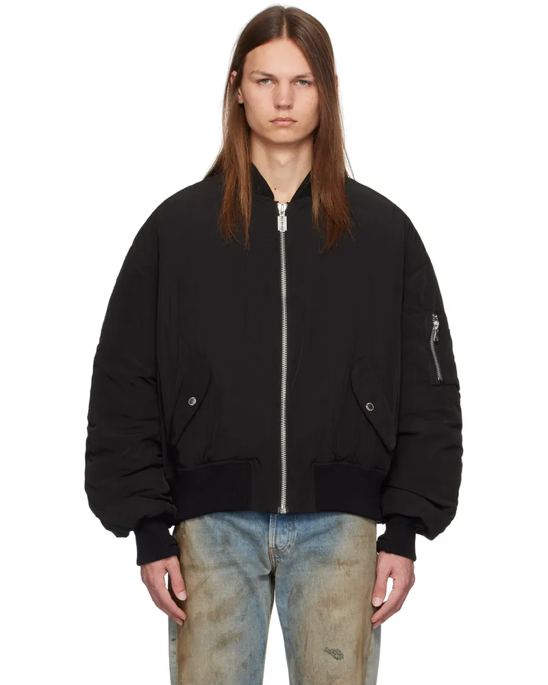 Stolen Girlfriends Club Black Stolen Bomber Jacket Black