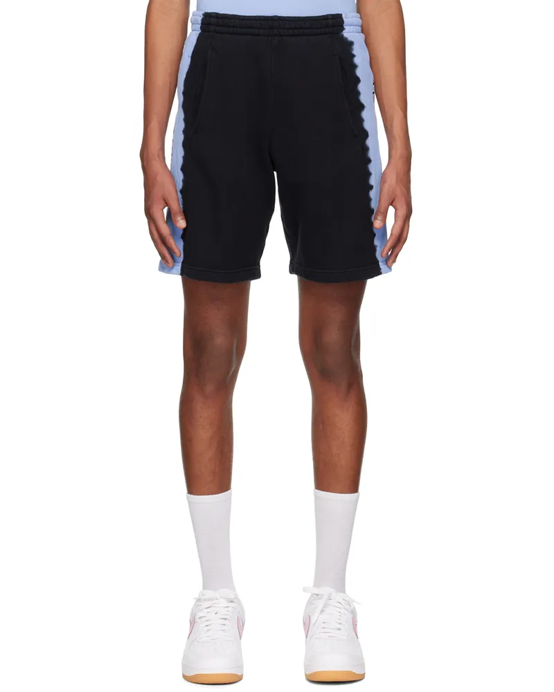 Noon Goons SSENSE Exclusive Black Tie Dyed Shorts Black