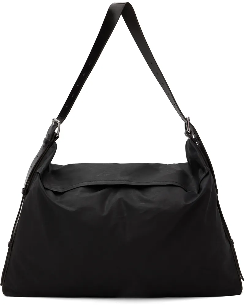 Christophe Lemaire Black Trench Pocket Medium Bag Bk990