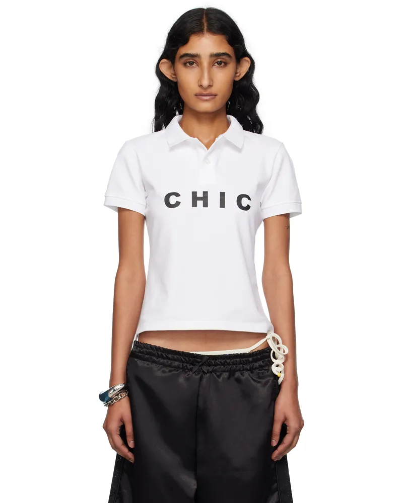 ABRA SSENSE Exclusive White Naked Polo White
