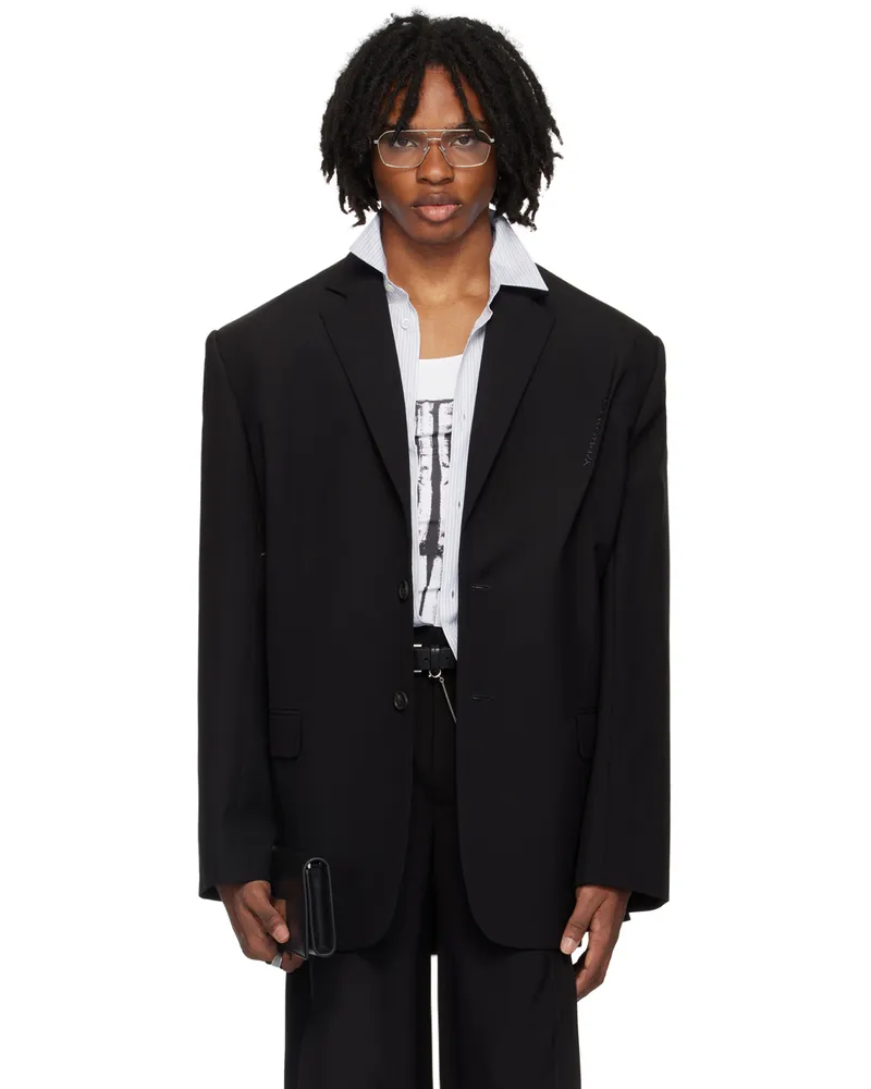 Y/PROJECT Black Pinched Blazer Black