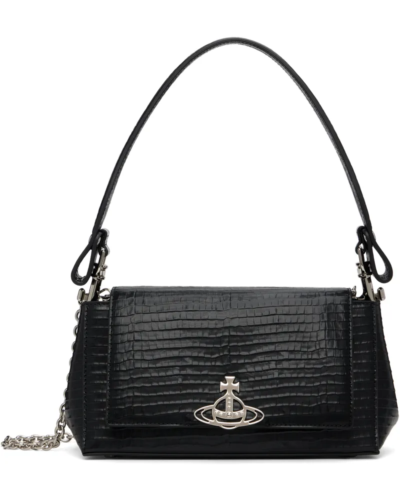 Vivienne Westwood Black Hazel Medium Handbag N401