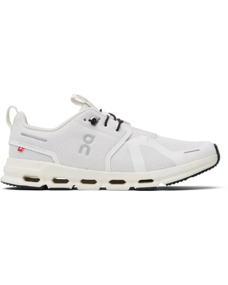 ON Big Kids Off-White Cloud Sky Sneakers White