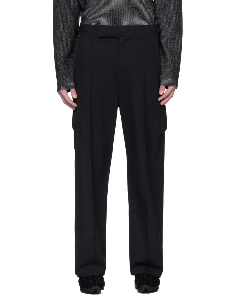 A. A. Spectrum Black Dapper Cargo Pants Black