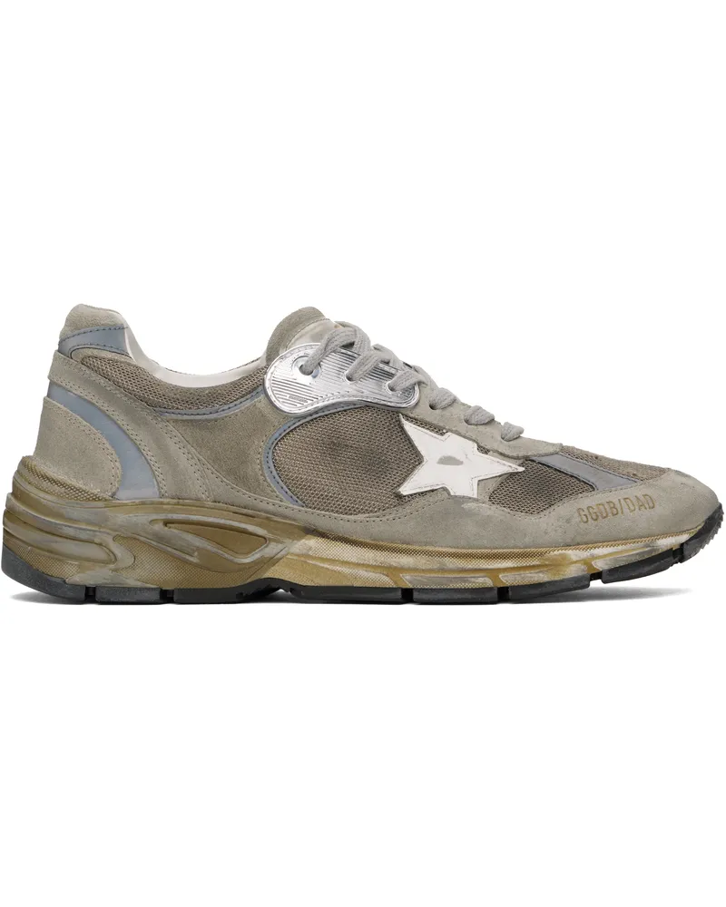 Golden Goose Taupe Dad-Star Sneakers Taupe