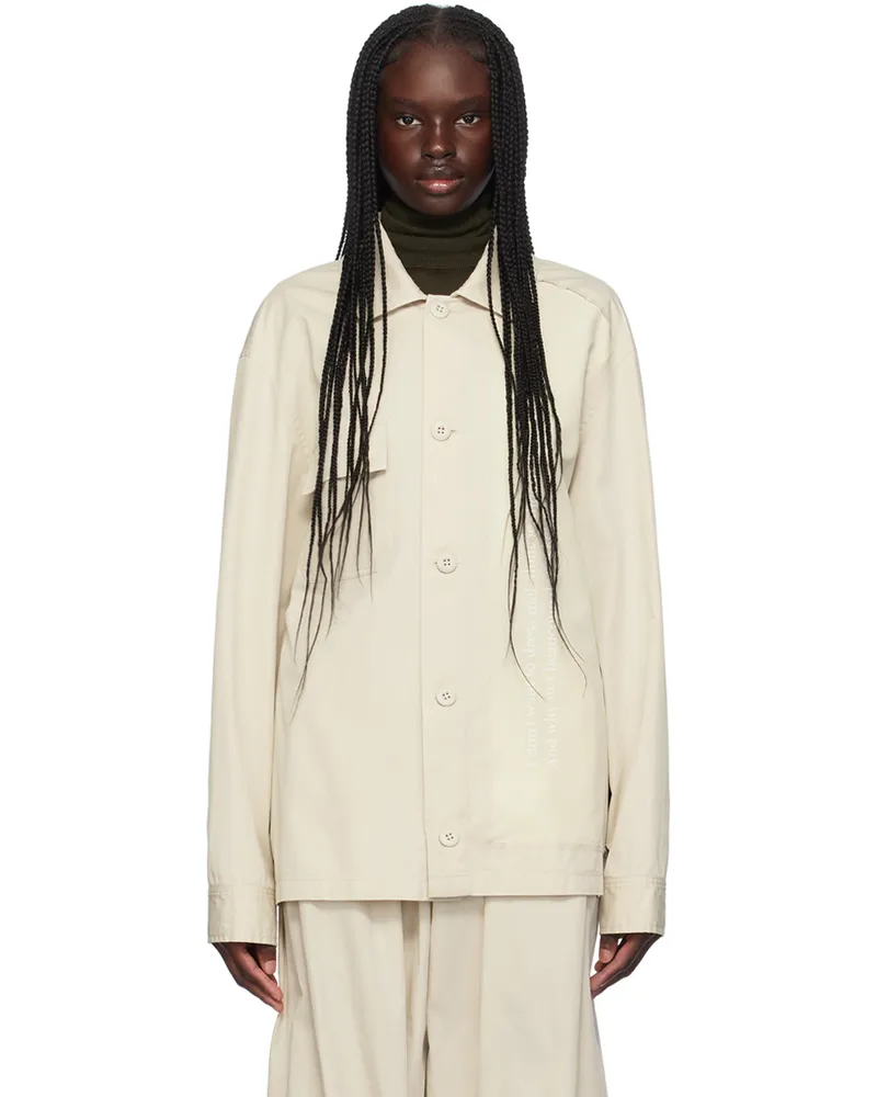 Maison Margiela Off-White Paneled Jacket 103