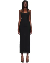 Miaou Black Thais Maxi Dress Black