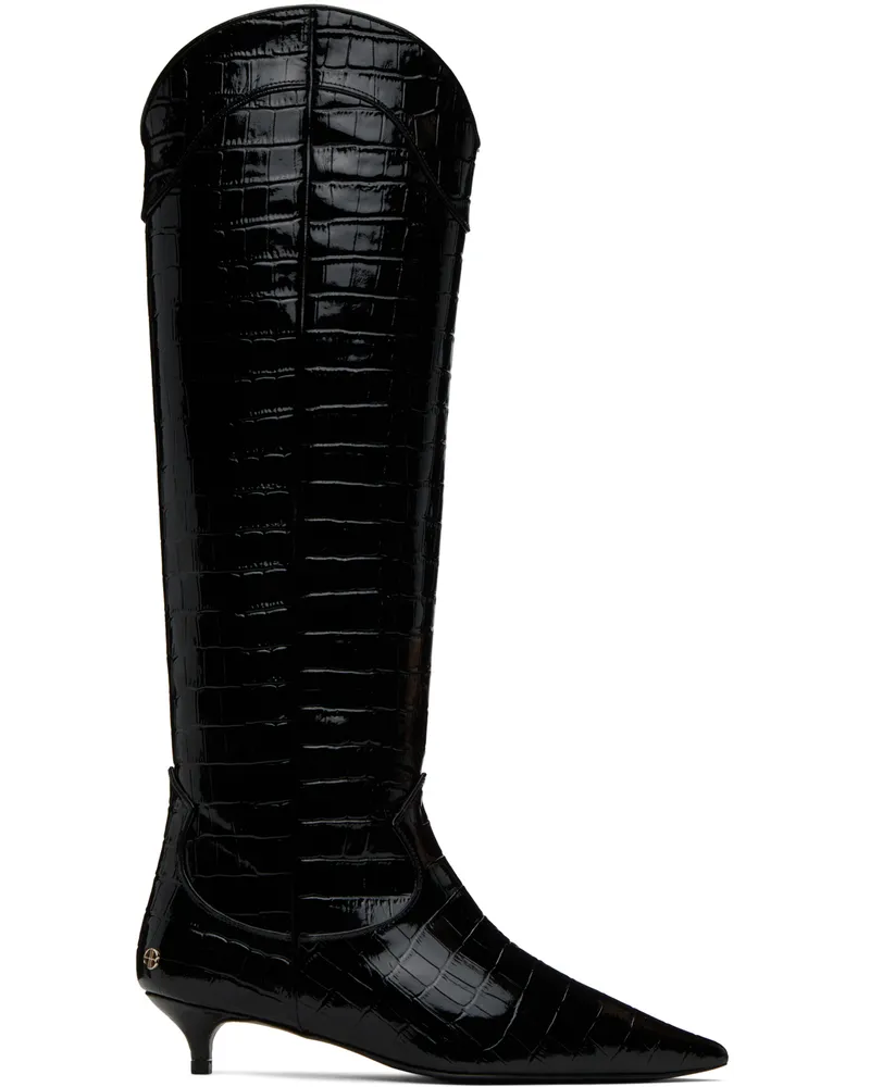 Anine Bing Black Rae Boots Black