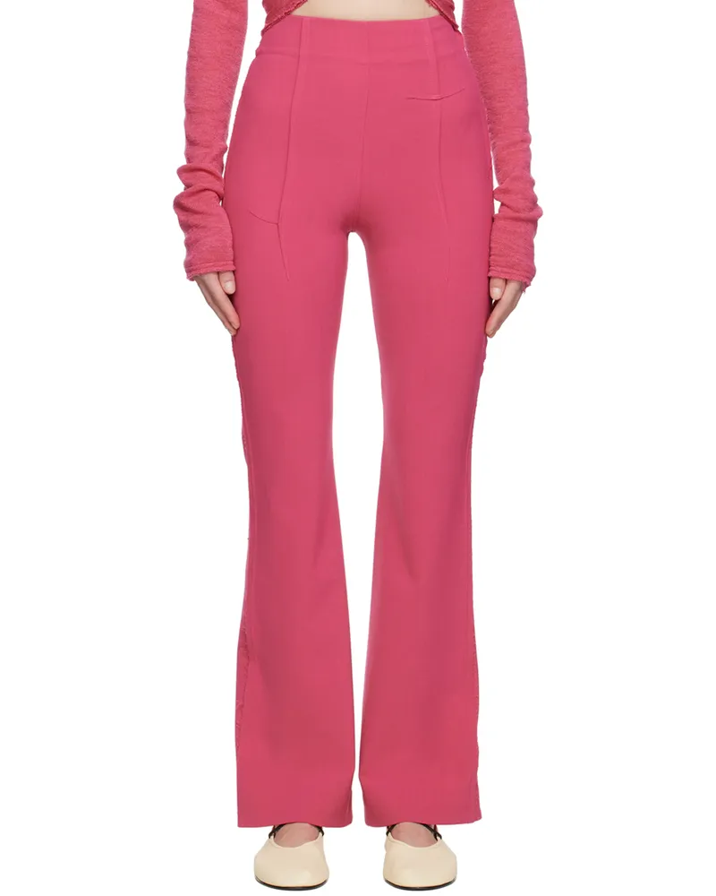 Talia Byre Pink Tailored Trousers 0825