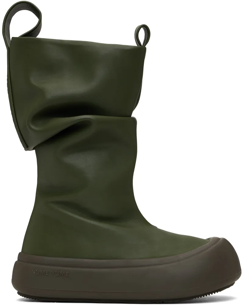 YUME YUME Green Low Fisherman Boots Forest