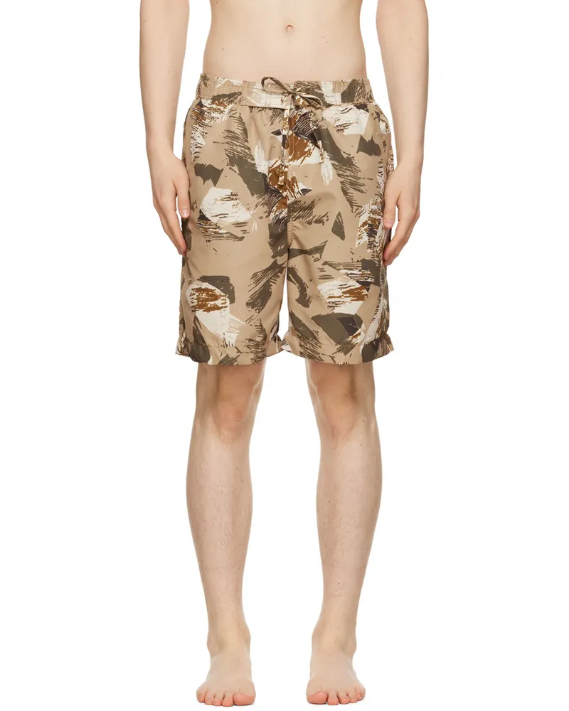 Isabel Marant Beige Hydra Swim Shorts 90be