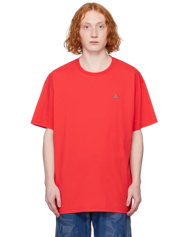 Vivienne Westwood Red Oversized T-shirt Ss25-g406
