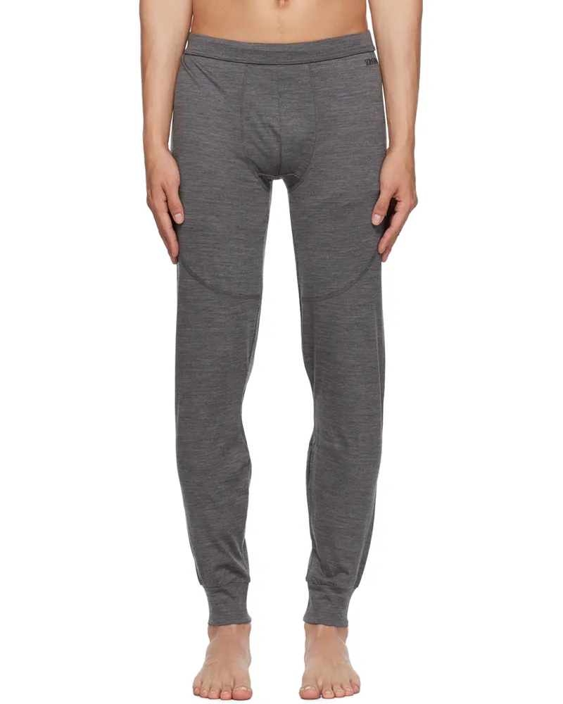 Ermenegildo Zegna Gray Elasticized Sweatpants 022