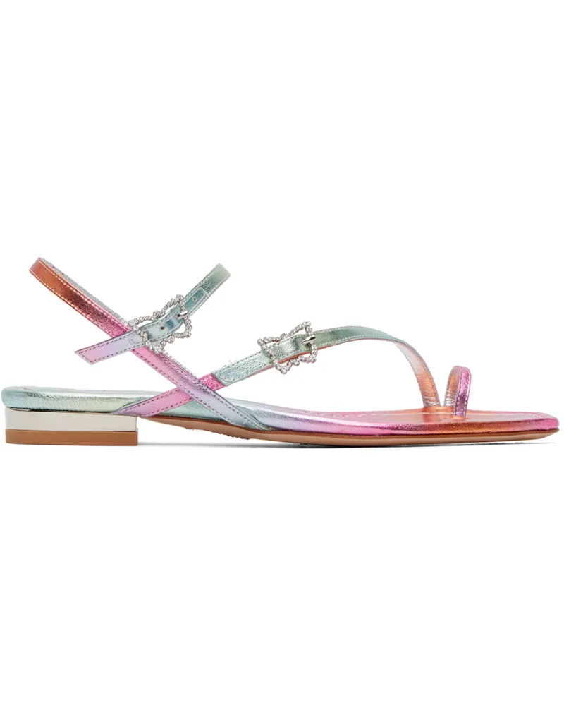 Sophia Webster Multicolor Venus Flat Sandals Summer