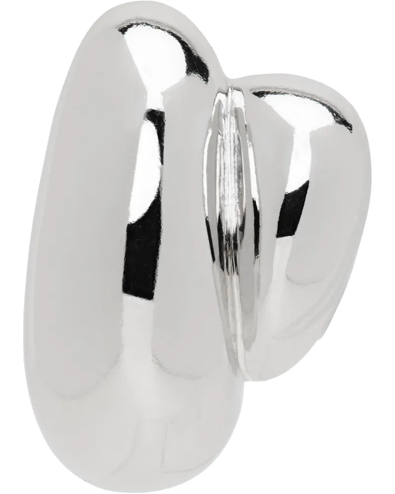 Maria Black Silver Tryvann Trail Left Single Earring Silver
