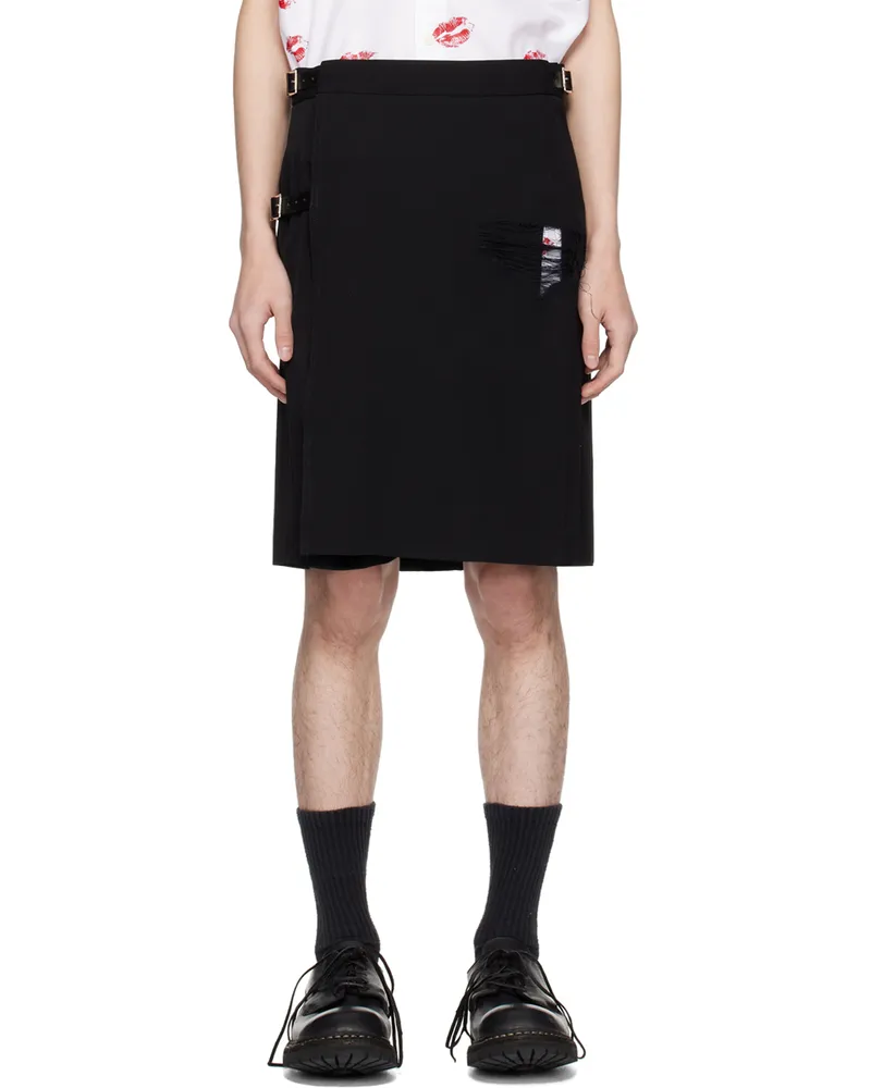 TheSoloIst Black Clash Skirt Black