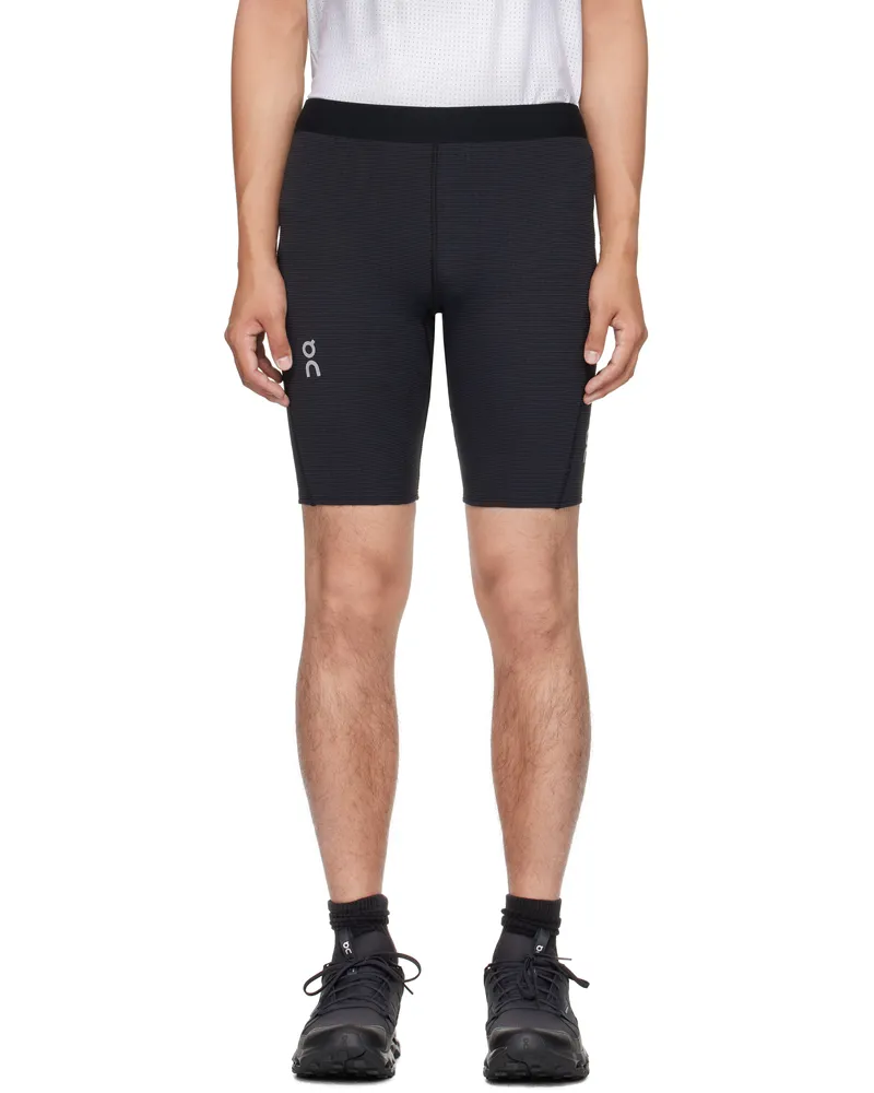 ON Black Pace Tight Shorts Black
