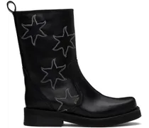 Black Arizona Star Boots