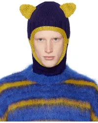 Marni Blue & Yellow Ears Balaclava 00bblumarine