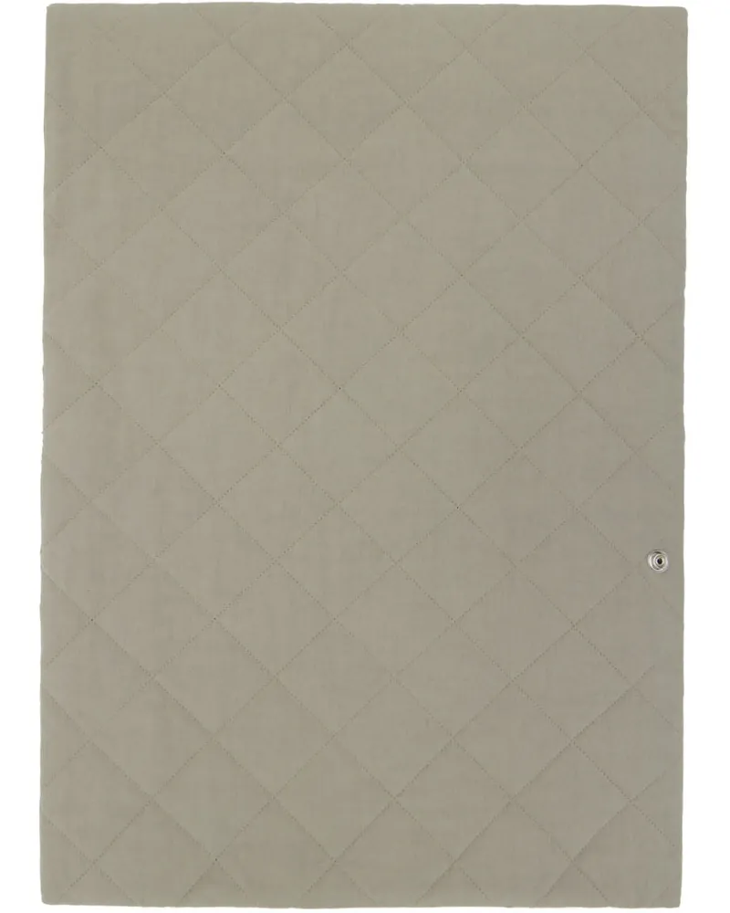 Maison Margiela Gray Quilted Scarf 732