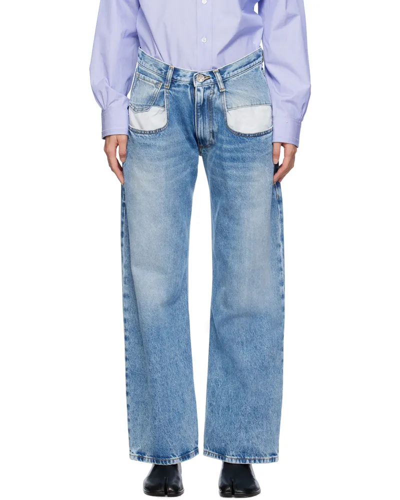 Maison Margiela Blue Straight Jeans 470