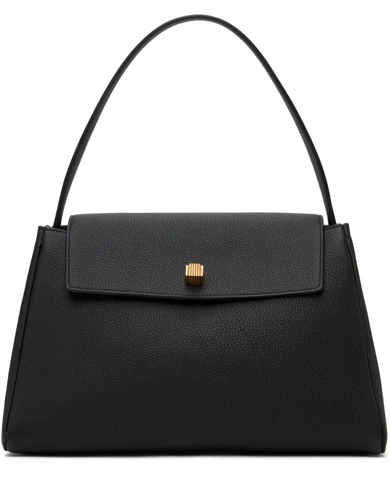 KHAITE Black Audrey Top Handle Bag 200