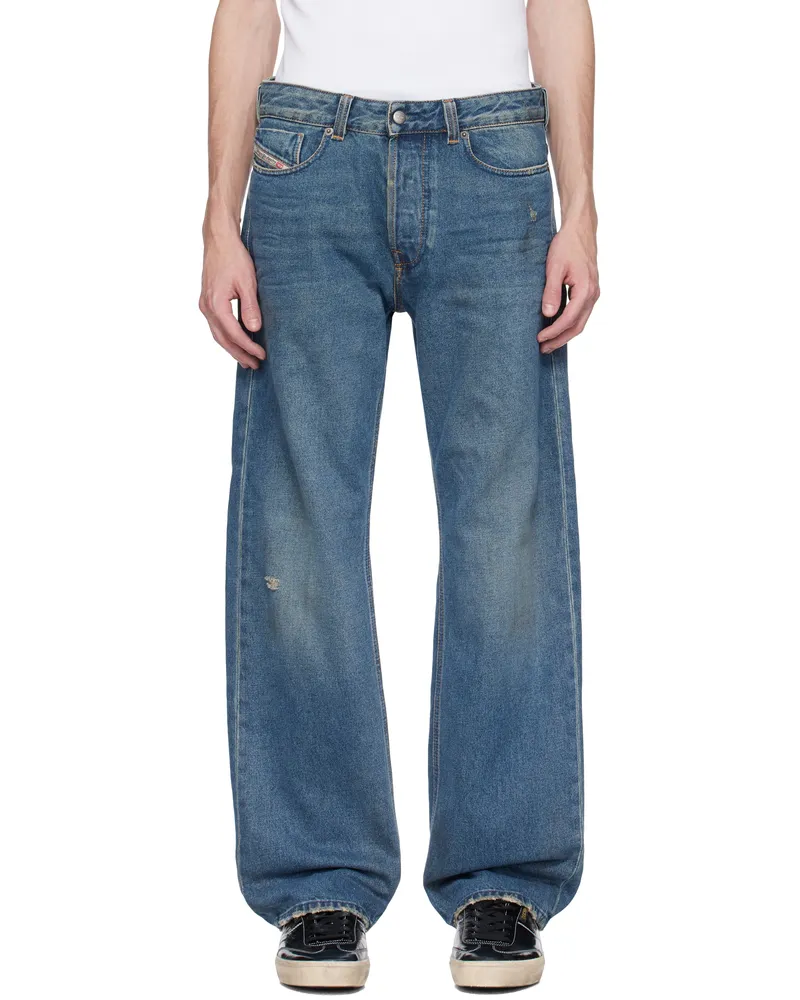 Diesel Blue Relaxed 1980 D-Eeper 09j79 Jeans 1