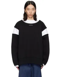 Jean Paul Gaultier Black & White 'The Petit Grand' Sweatshirt 0100-white