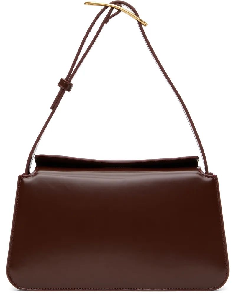 Studio Amelia Burgundy Audrey Shoulder Bag Bur