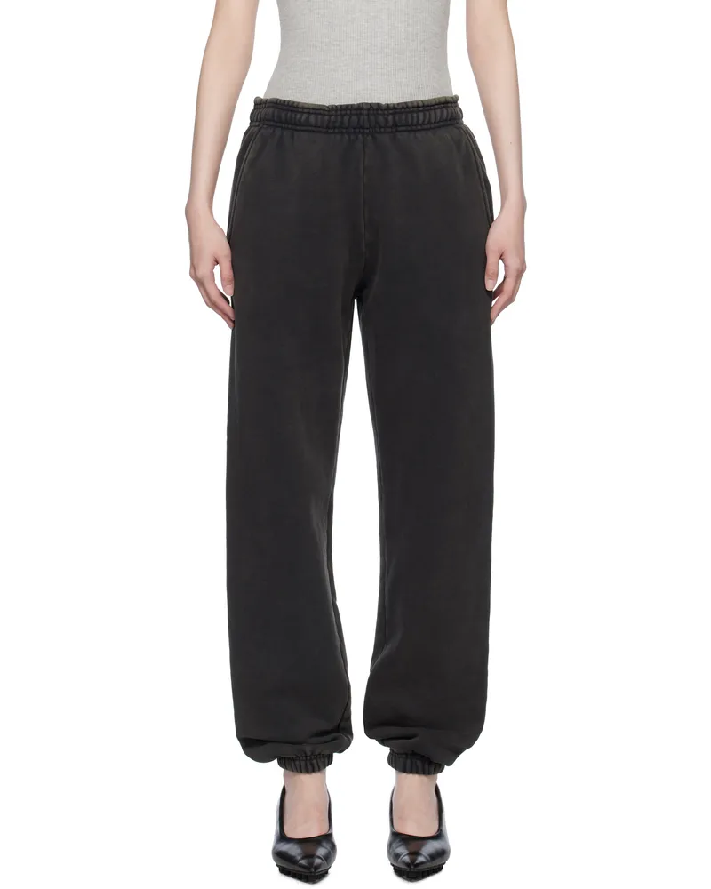 Entire Studios Black Heavy Sweatpants Washedblack