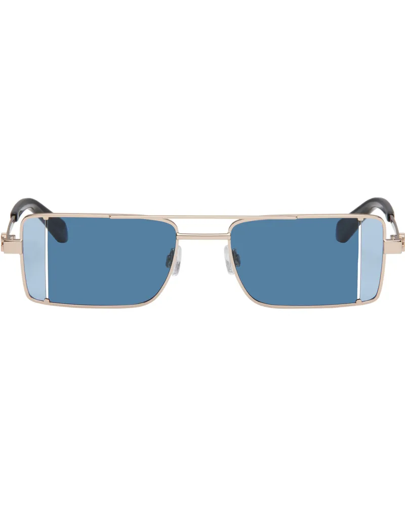 OFF-WHITE Gold Cortez Sunglasses Gold