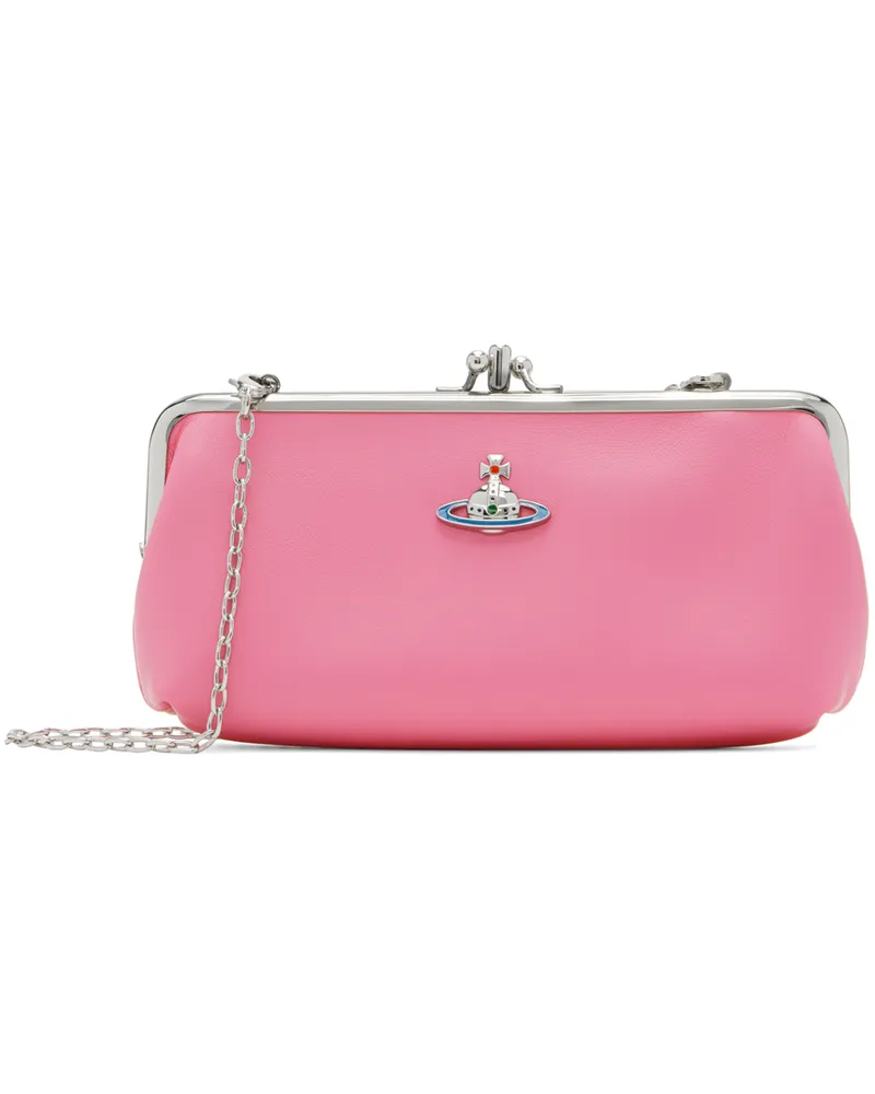 Vivienne Westwood Pink DB Frame Chain Bag Gpink