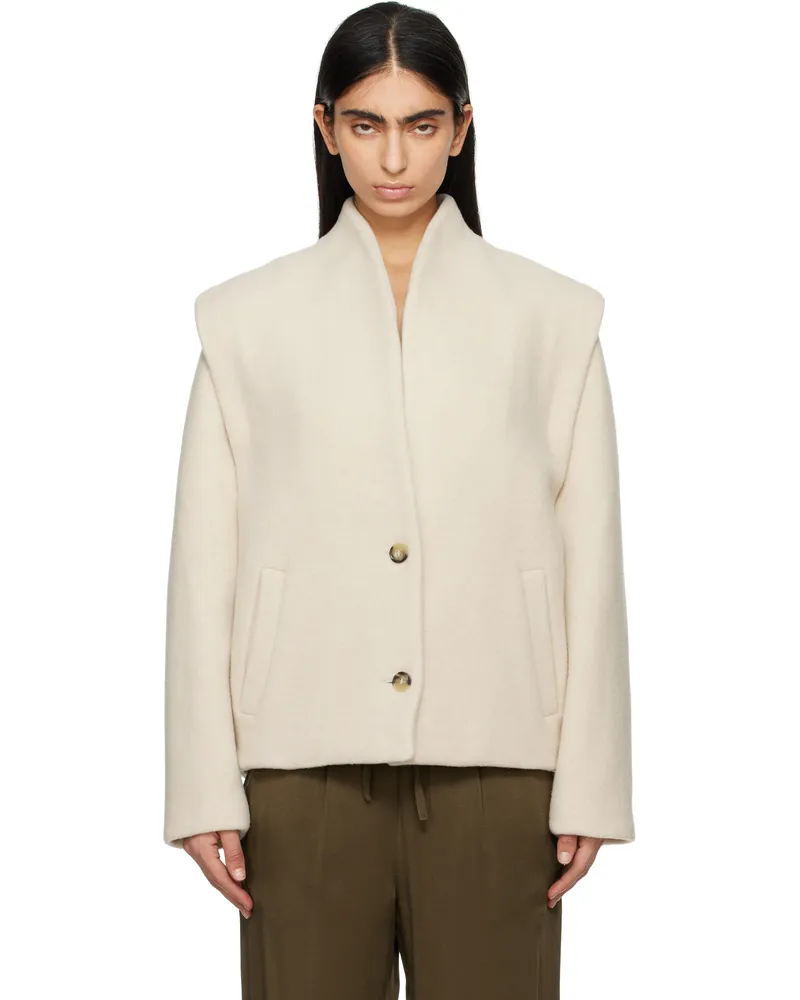 Isabel Marant Beige Drogo Jacket Ecru