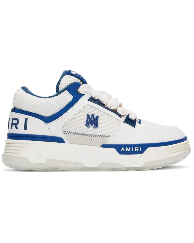 Amiri White & Navy MA-1 Sneakers Navy